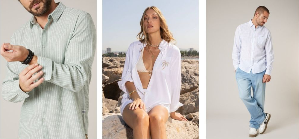 La chemise en lin mixte — Nouvelle collection Deeluxe